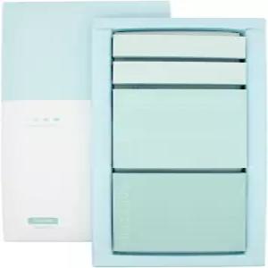 안감 스티키 노트 세트 240장 정사각형 패드 파스텔 작은 패드/팩 4개파란색