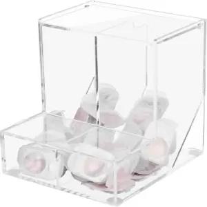 플라이 일회용 데 디스펜서 데스크탑 및 월 마운트 2인치 모든 정리함 보관용 클리어 용 범용 제품