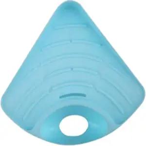 크리에이티브 키친 싱크대 접시 천 삼각형 랙 스펀지 목욕 비누 홀더 배수 랙파란색