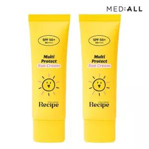 메디올 장벽케어 선크림 50g 2개 SPF50+ PA++++ /무기자차 마일드선크림 미백 주름개선