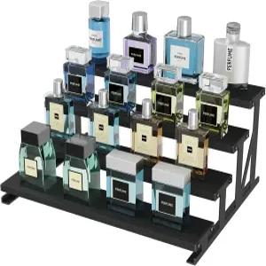 라이프윗 쾰른 남성용 정리함 나무 향수 컵케이크 스탠드 향기용 디스플레이 라이저 애프터쉐이브 화장실