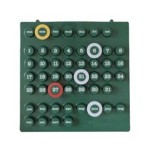 만년달력 인테리어 그린 벽달력 미니맥시 힙한 장식 벽걸이 우드 서클은 만년력 변경 볼드