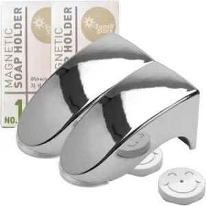 마인쿡 마그네틱 비누 홀더 벽걸이 건조 및 정돈 유지 2팩