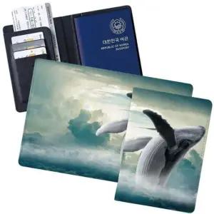 여권 보호 수납 케이스_고래