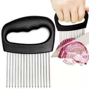 슬라이스용 가구 초대형 양파 홀더 커터 슬라이서 감자 토마토 레몬 고기 텐더라이저용 스테인리스 스틸