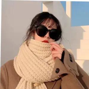 컬러목도리 겨울 남녀공용 롱 니트 컬러 무지 울 머플러 목도리