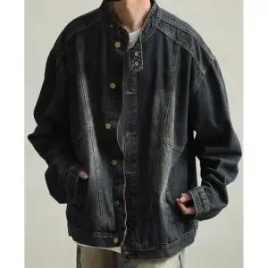 샤오원샵 남사친 데님 가을 빈티지 키작남 청자켓 워싱 트렌드 자켓 멋스러움 그라데이션 코트 꾹3