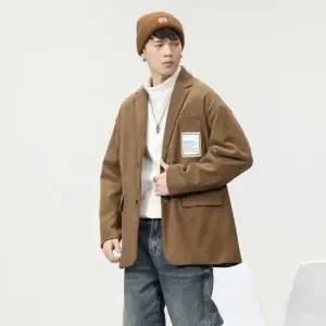 남자 가을 캐주얼 재킷 정장 트렌드 코듀로이 코트 칼라 블레이저 MODU3