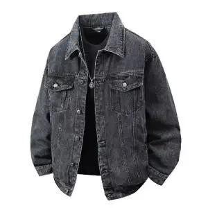 샤오원샵 청 남자 빈티지 캐주얼 자켓 칼라 봄옷 코트 키작남 청자켓 꾹1