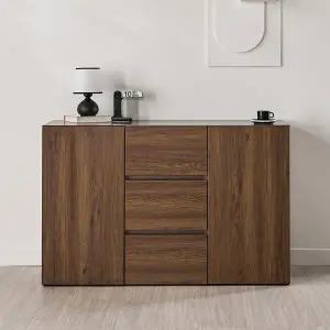 동서가구 이엘 1200 2도어 중앙 3서랍 수납장 DF928314