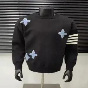 남성용 니트 가을 캐주얼 봄가을 럭셔리스트라이프 코트 풀오버 라운드넥 MODU3