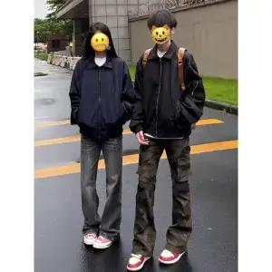 가을 남사친 터틀넥 오버핏 점퍼 쇼트 항공 코트 야구 DUCHI3