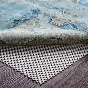 경목 바닥용 베켄 러그 그 패드 두꺼운 미끄럼 방지 타일 카펫 매트 아래 안전하게 고정하세요 2x3 피트