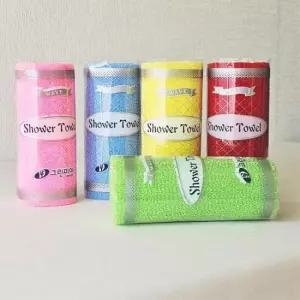 목욕용품 데일리 칼라 웨이브 샤워타올