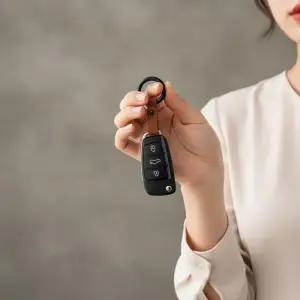 [라일리] Rly 소가죽 자동차 키홀더 고급 스마트키 고리 가죽