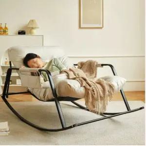 흔들의자 소파 낮잠 체어 안락의자 더블 통기성 대형 흔들 메쉬 리클라이너 통기망