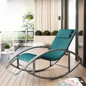 1인의자 철제 라운지 정원 체어 휴식 흔들 라탄 안락 스윙 암 테라스 리조트