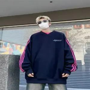 코아픽샵 남사친 봄 상의 커플 맨투맨 티 스트라이프 키작남 꾹1