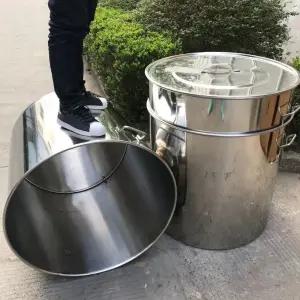 스텐 드럼통 양동이 두께 저장 육수통 200L 말통 95L