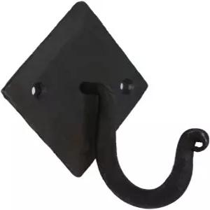 미스틱 콜로니얼 러스틱 주철 벽 고리 코트 가방 수건 모자 및 가운용 3.6인치 헤비 듀티 장착 하드웨어