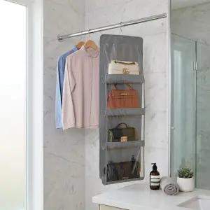 가방보관 걸이형정리대 8칸수납 옷걸이형 진열정리 공간활용