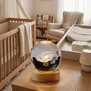 우주무드등 LED수정구 유리구슬 침실조명 수유등 인테리어조명