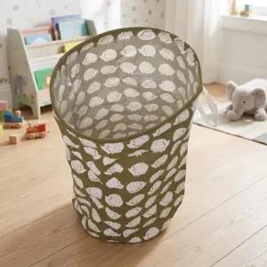 패브릭수납 장난감정리함 고슴도치디자인 린넨바스켓 인형정리