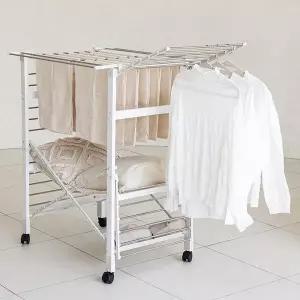 [아임홈리빙] 더블업 메쉬플러스 빨래건조대 (연장부품 브라켓 4P 포함)