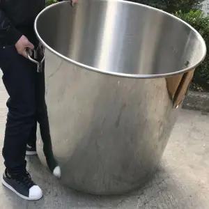 스테인레스 통 뚜껑 대형바트 용기 초두께 반찬 바트 400L