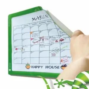 [JED] 복도게시판 상가게시판 A4 POP 포켓패드 연두 대학교게시판