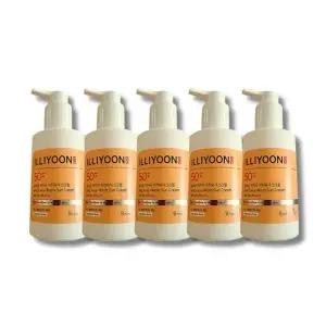 일리윤 대용량 저자극 온가족 이지워시 선크림 150ml 5개