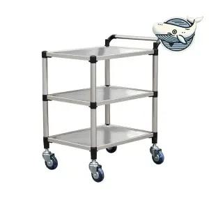 스텐 수납카트 3단 이동식 미용실 업소용 카트 가정용카트 주방카트