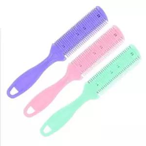 셀프 헤어 스타일링 머리 손질칼 숱치는 헤어 커팅빗