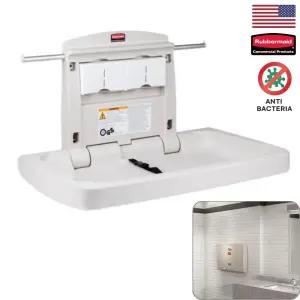 글로벌 안전준수 항균 접이식 가로형 기저귀 교환대 호텔 휴게실 러버메이드