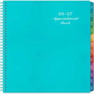 20262027 주간 예부 및 플래너 일일 시간 계획자 9 x 11 2026년 7월 2027년 6월 30분 간격 레이 평평한