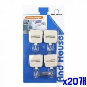 [SBD] 80개입 정리걸이 사각 벽행거