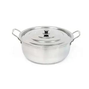 인덕션솥 업소용 인덕션겸용 통삼중 스텐 대형국솥 40cm(13.0L)