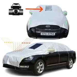 자동차덮개 하프 바디커버 트랙스크로스오버 실버 자동차커버 3호
