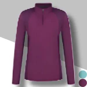 [마운티아]마운티아 여성 냉감 여름 긴팔 집업 티셔츠 등산복 운동복 단체복 기능성