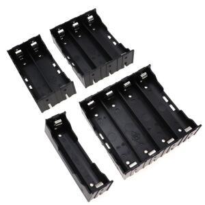 ABS 18650 보조배터리 케이스 거치대 보관함 정리함 1 2 3 4 슬롯 컨테이너 하드 핀 포함 1X 2X 3X 4X