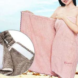 목욕가운 샤워 찍찍이 극세사 수건 랩타월 비치klm673