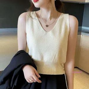 허리잘록 니트나시 소프트bcd356