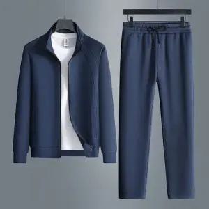 토르 남성용 캐주얼 가을 봄 투피스 긴바지 자켓 트레이닝 세트 점퍼 차이나 패션 OPH3