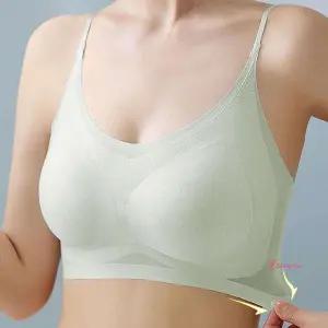 노와이어 여름속옷 통풍 소재 브라 기능 메쉬 심리스nop414