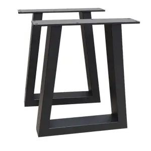 사다리형 철제 지지대 하부 책상 다리 우드슬랩다리