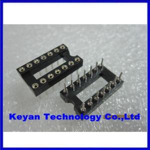 50개 14 핀 2.54mm 피치 dip ic 소켓 라운드