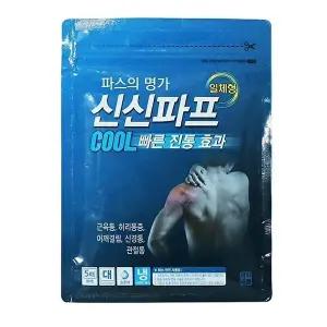 [셀러허브 생활리빙]신신파프 신신파스 일체형 쿨파스 대 10cm x 14cm 5매입 (48696306)