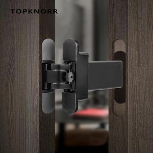 보이지 않는 경첩 자동 폐쇄 3차원 조정 가능 비밀 문 유압 버퍼 숨겨진 문 크로스