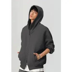 윈터솔져 캐주얼 봄 남성 후드 래글런 가디건 루즈핏 기본 데일리룩 간절기 맨투맨 텍스쳐 솔리드 집업 KUK