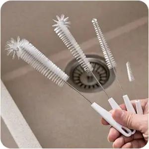 미니 젖병 세트 주전자 입구 솔 텀블러 세정 미세 브러쉬 설거지 물통 세척 빨대 뚜껑 컵 병닦는 물병 강모